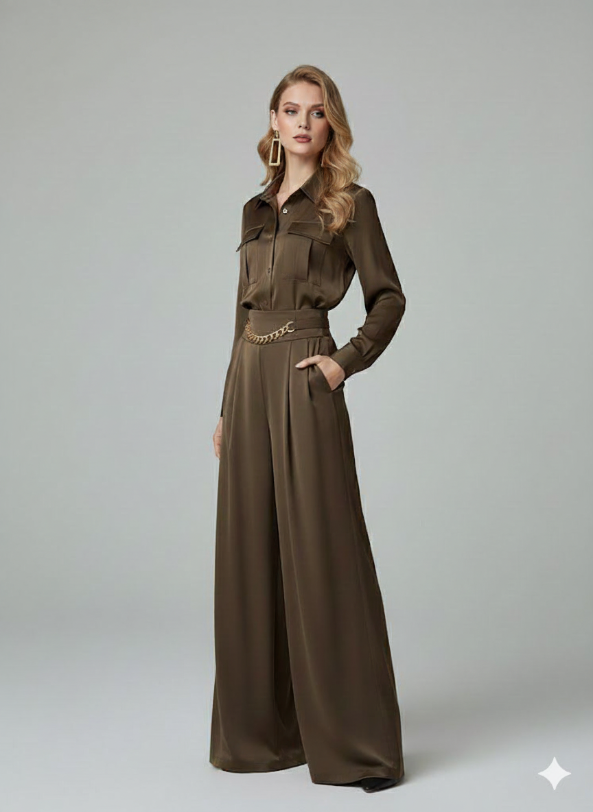 Olive green co ord set