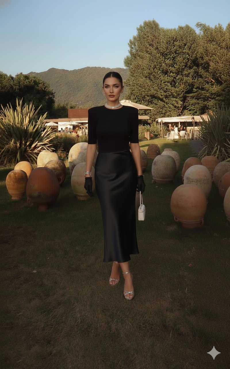 Velora Satin Skirt